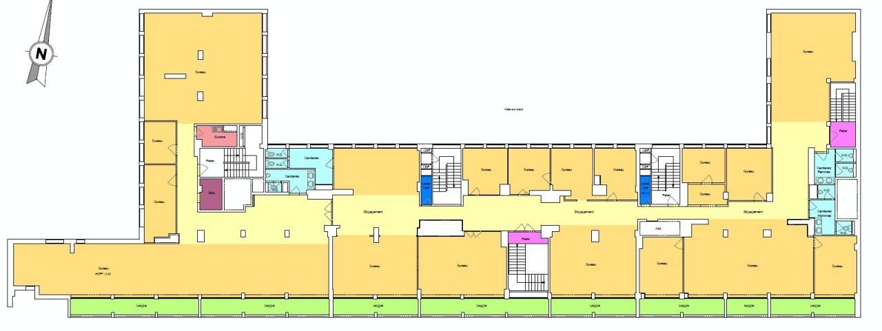 Bureau Paris 1129m² Location bureau Paris OLBUR2309209 2